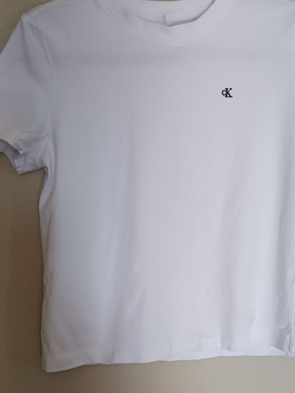 Calvin Klein White Logo Tee